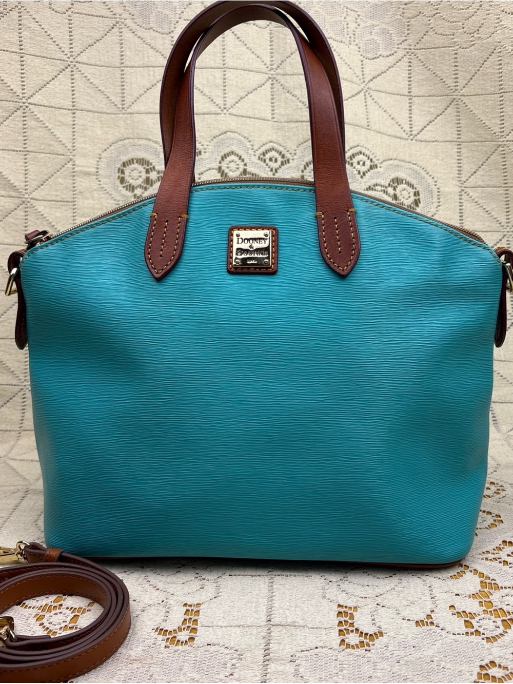 Dooney & Bourke Turquoise Heritage Satchel